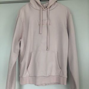 Pink KITH box logo hoodie
